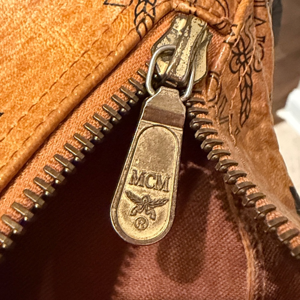 MCM Cognac Leather Belt Bag - Picture 6 of 6